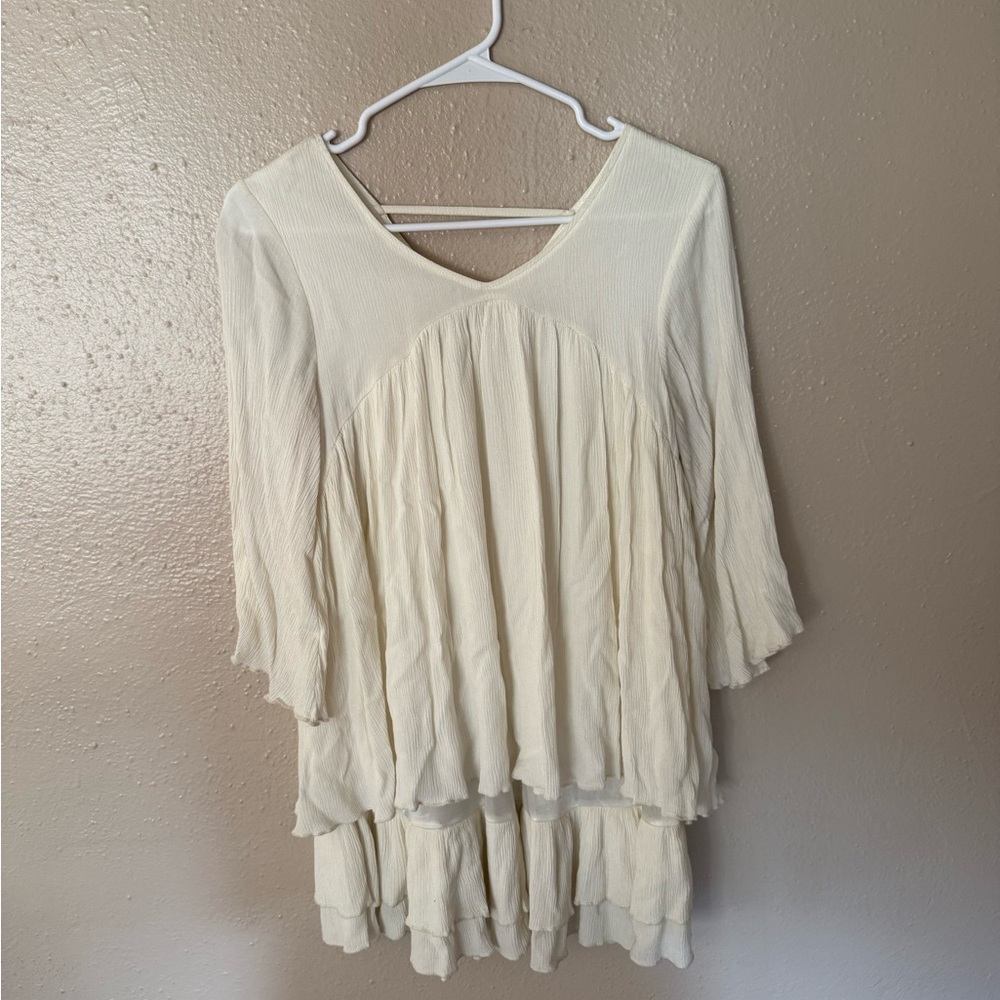 Chic Cream Women's Blouse